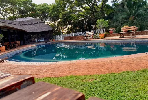 poolside bar at Imba Matombo, Harare